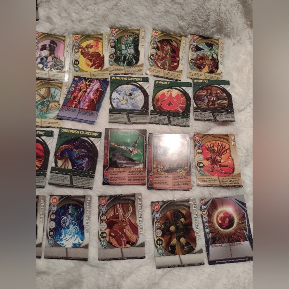 Lot of 41 Vintage Bakugan Battle Brawlers Cards 2008 2009 Magnetic READ - Picture 4 of 4